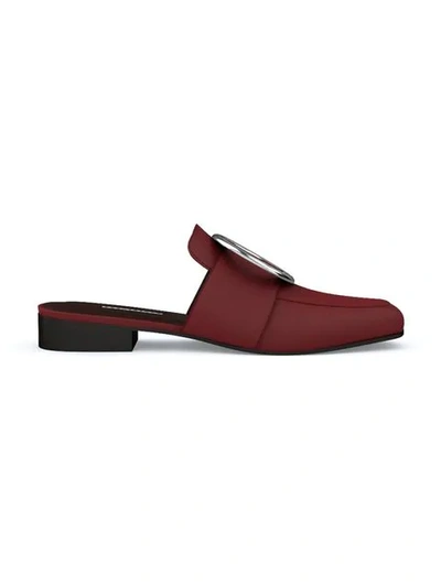 Shop Dorateymur Customisable Petrol Mules In Red