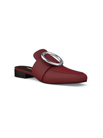 Shop Dorateymur Customisable Petrol Mules In Red