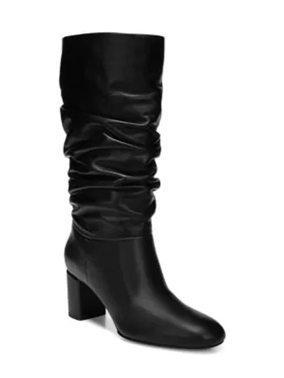 Shop Via Spiga Naren Leather Boots In Black