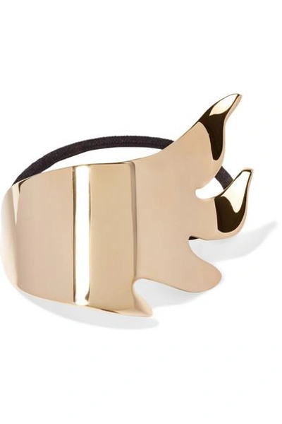 Shop Saskia Diez Flames Gold-plated Hair Tie