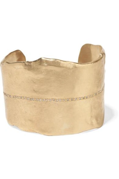 Shop Pascale Monvoisin Gaby 9-karat Gold Diamond Cuff