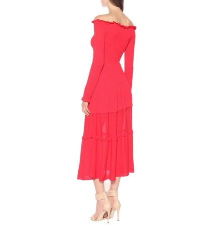 Shop Altuzarra Vendaval Dress In Red