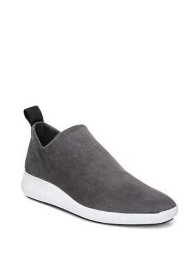 Shop Via Spiga Marlow Suede Sneakers In Ash