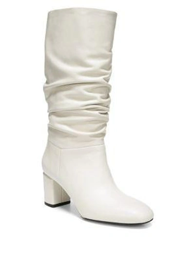 Shop Via Spiga Naren Leather Boots In Bone