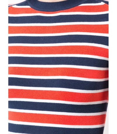 Shop Joostricot Navy/red Striped Sweater