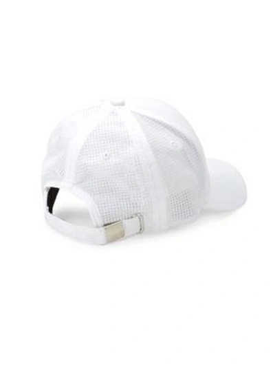 Shop J. Lindeberg Active Caden Tech Mesh Cap In White