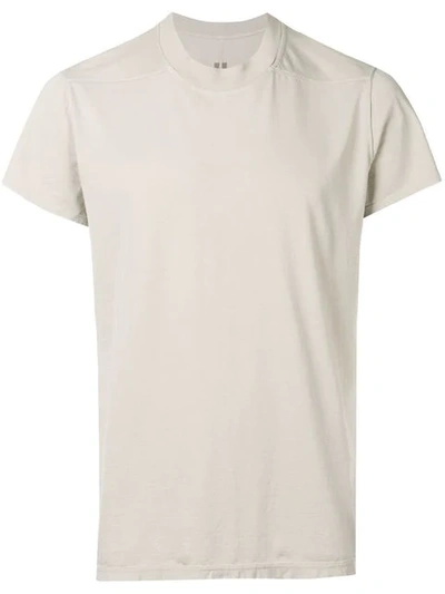 Shop Rick Owens Drkshdw High Neck T-shirt - Neutrals