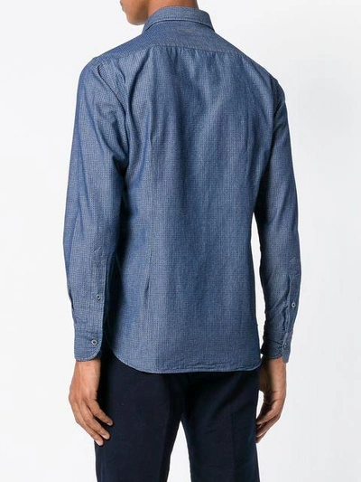 Shop Cenere Gb Long Sleeved Shirt - Blue