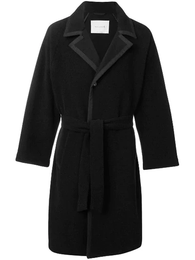 Shop Mackintosh Oversize Belted Coat - Black