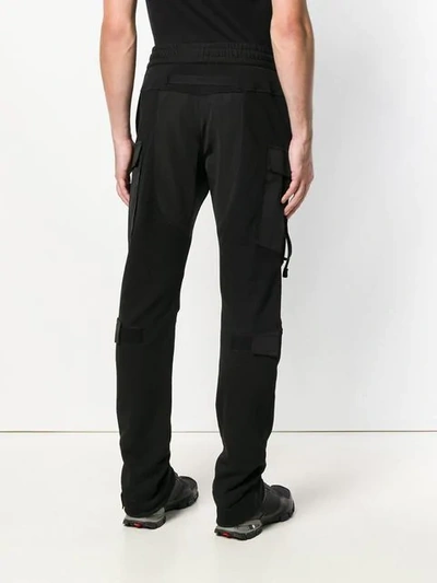 Shop Alyx Cargo Pocket Track Trousers In Black