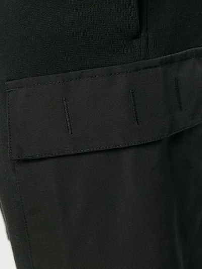 Shop Alyx Cargo Pocket Track Trousers In Black