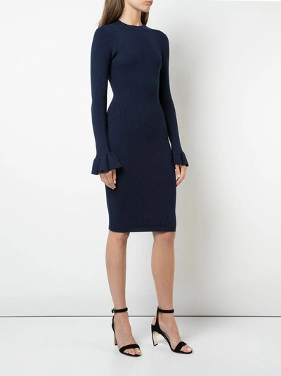 Shop Milly Perfectly Fitted Dress - Blue