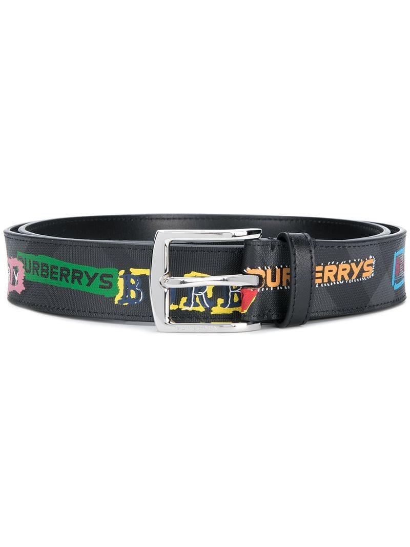 burberry graffiti belt