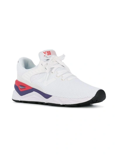 Shop New Balance Lace-up Sneakers In White
