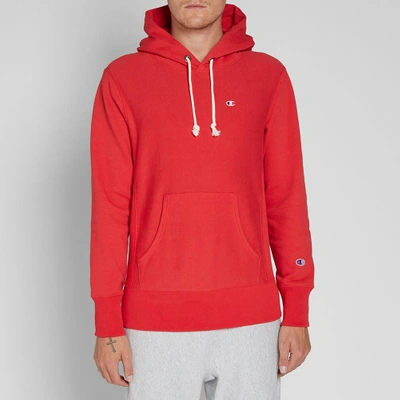 Shop Champion Reverse Weave Classic Hoody In Red