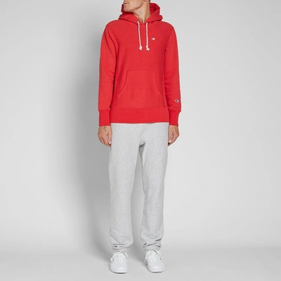 Shop Champion Reverse Weave Classic Hoody In Red