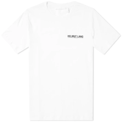 Shop Helmut Lang Logo Tee In White