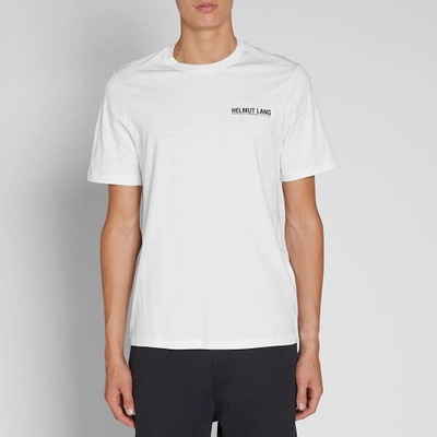 Shop Helmut Lang Logo Tee In White