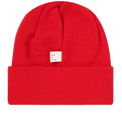 Shop A Kind Of Guise Merino Wool Beanie In Red