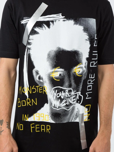 Shop Faith Connexion Ntmb Monster Print Cotton T Shirt