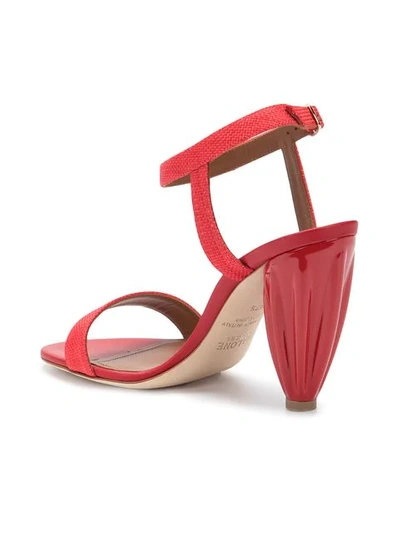 Shop Malone Souliers Ankle Strap Sandals In Red