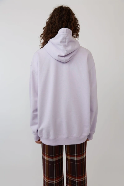 Shop Acne Studios Hooded Sweatshirt Light Purple