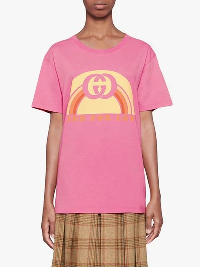 Shop Gucci Oversize T In Pink