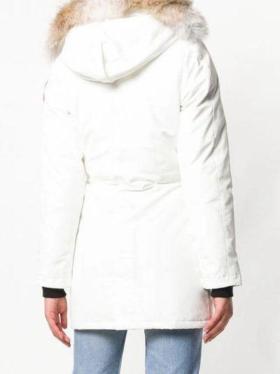 Shop Canada Goose Parka Mit Kapuze - Weiss In White