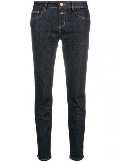 Shop Closed Skinny Jeans In Blue