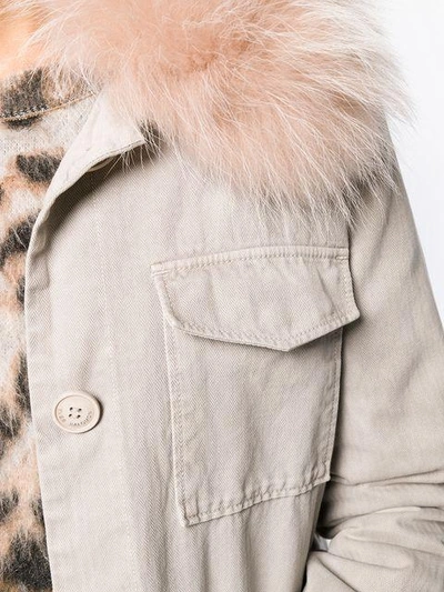 fur trimmed field jacket