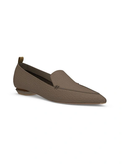 Shop Nicholas Kirkwood Beya Loafers - Brown