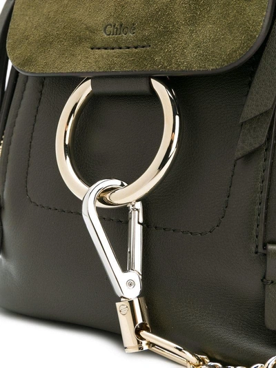 Shop Chloé Faye Mini Backpack - Green