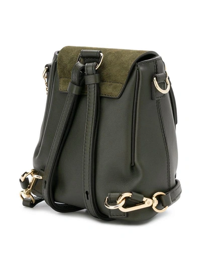 Shop Chloé Faye Mini Backpack - Green