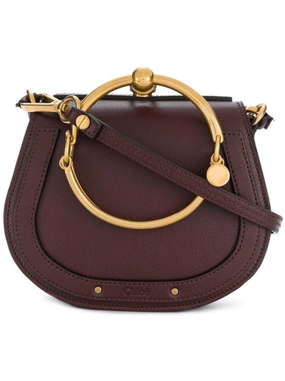 Shop Chloé Nile Bracelet Bag In Red