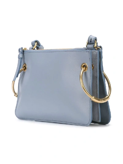 Shop Chloé Small Roy Bag In Blue