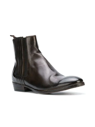Shop Silvano Sassetti Pull-on Ankle Boots In Brown