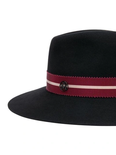 Shop Maison Michel Wide Brim Hat - Black