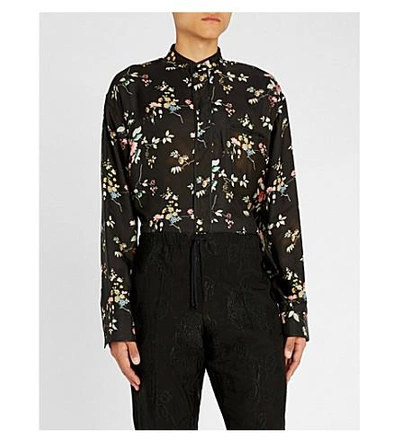 Shop Haider Ackermann Freesia Regular-fit Shirt In Black