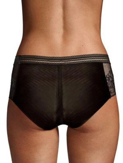 Shop Wacoal Lace Bikini-cut Briefs In Black