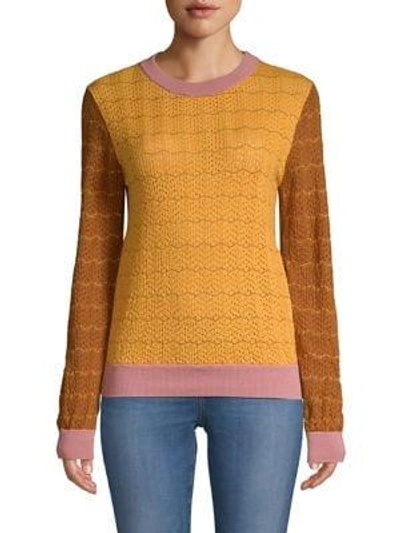 Shop Stine Goya Naamah Knit Colorblock Sweater In Color Mix