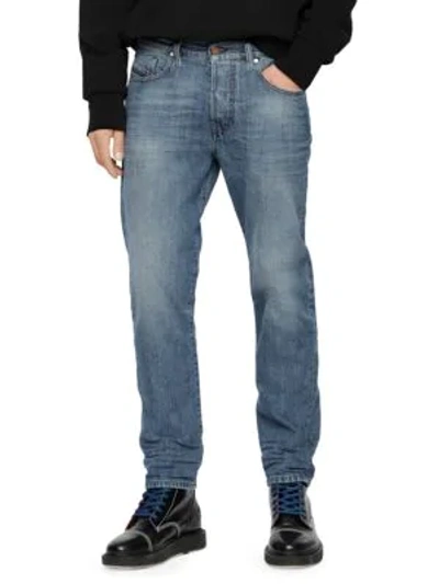 Shop Diesel Mharky Slim-fit Jeans In Denim