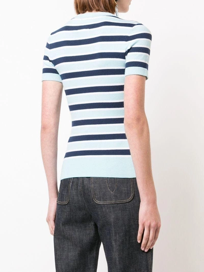 Shop Joostricot Striped T-shirt - Blue