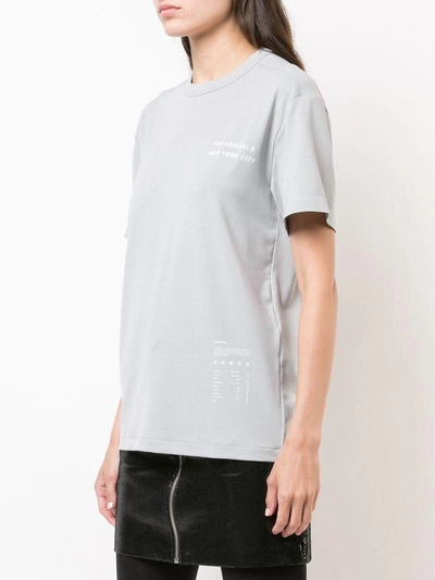 Shop The Arrivals T-shirt Mit Logo-print In Grey