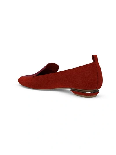 Shop Nicholas Kirkwood Beya Loafers - Red