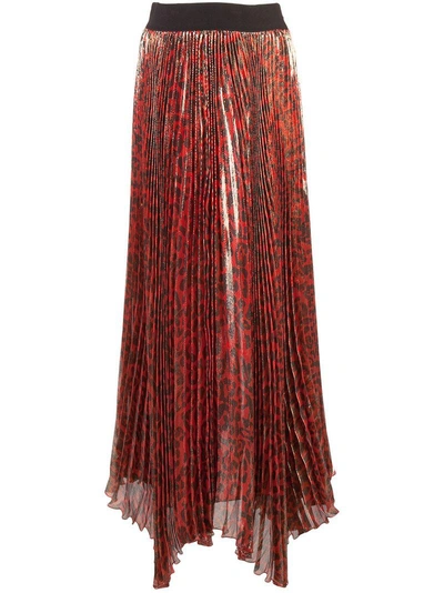Shop Alice And Olivia Katz Skirt In Red