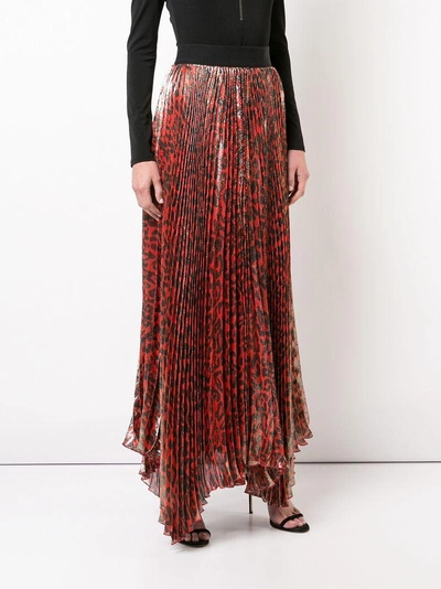 Shop Alice And Olivia Katz Skirt In Red