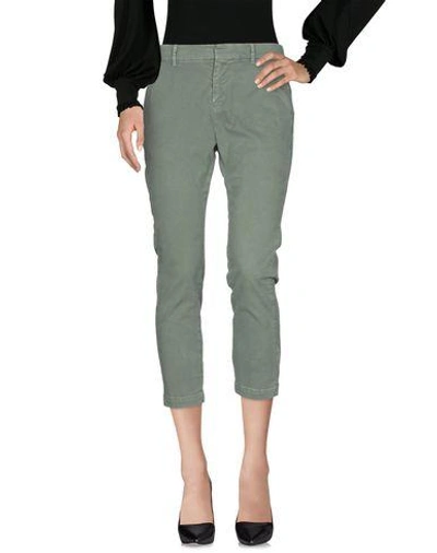 Shop Nili Lotan Cropped Pants & Culottes In Military Green