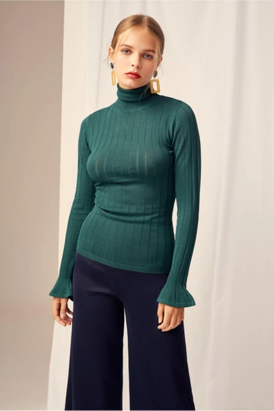 Shop Keepsake Worship Knit Top In Emerald