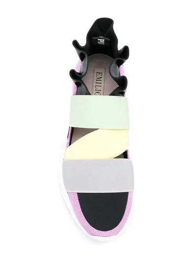Shop Emilio Pucci City Up Slip-on Sneakers In Pink