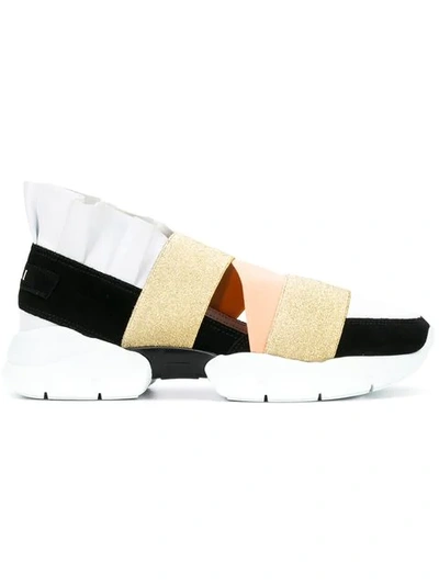 Shop Emilio Pucci City Up Slip-on Sneakers In Black